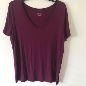 Dep purple Merona (target) soft & simple tee